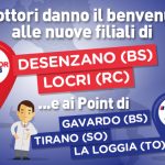 Due nuovi centri Doctor Glass a Desenzano e Locri, tre point in Piemonte e Lombardia