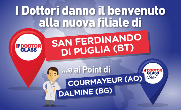 san ferdinando puglia, dalmine, courmayeur, doctor glass